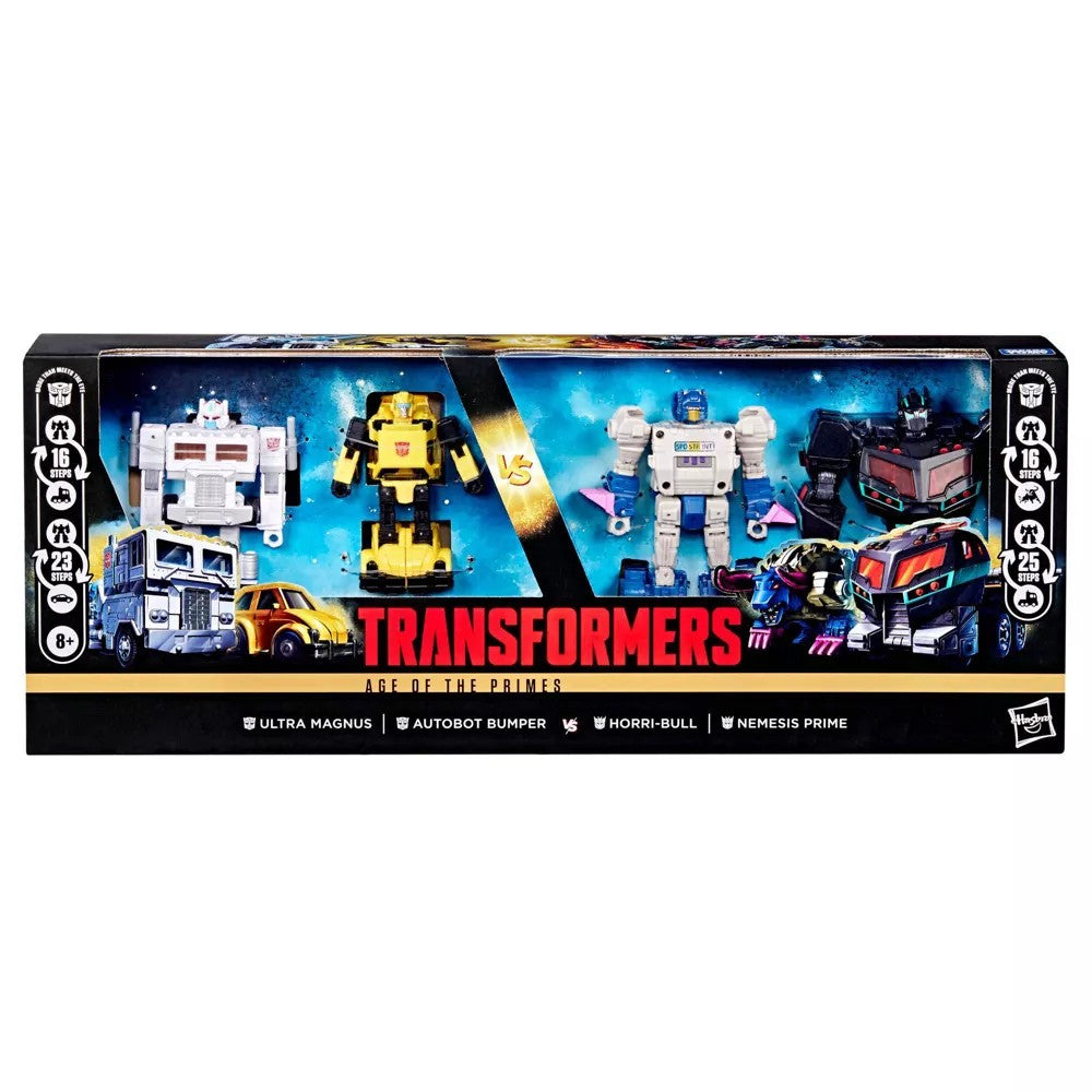 Transformers Age Of The Primes 6 Inch Action Figure 4-Pack Exclusive - (Ultra Magnus - Bumper - Horri-Bull - Nemesis Prime)