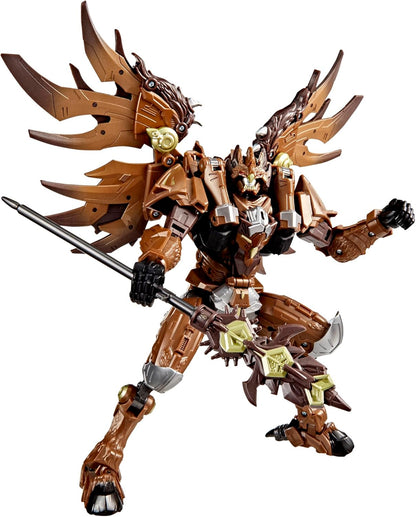 Transformers Age Of The Primes 8 Inch Action Figure Leader Class (2025 Wave 2) - Onyx Prime (Shelf Wear Packaging)