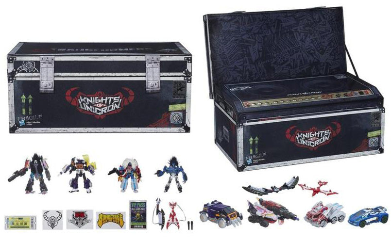 Transformers Prime 6 Inch Action FIgure SDCC Exclusive - Knights Of Unicron Set SDCC 2014 (Shelf Wear Packaging)