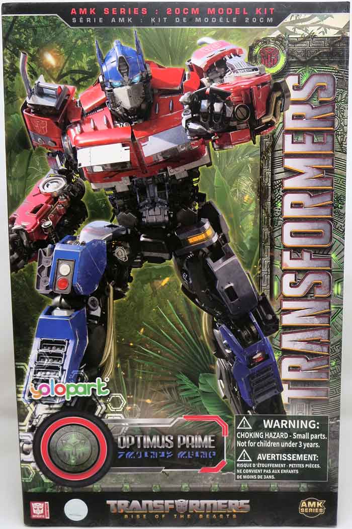Transformers Rise Of The Beasts 8 Inch Model Kit AMK Series - Optimus Prime (Shelf Wear Packaging)
