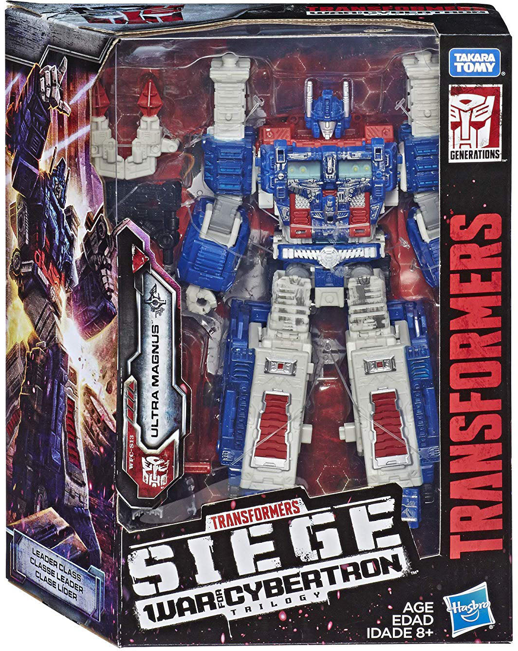 Transformers Siege War For Cybertron 8 Inch Action Figure Leader Class - Ultra Magnus