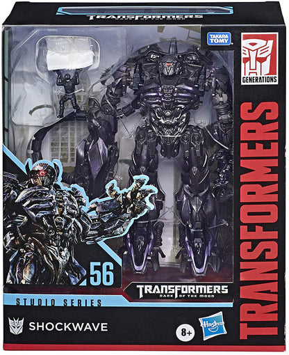 Transformers Studio Dark Of The Moon 8 Inch Action Figure Leader Class - Shockwave #56 (Shelf Wear Packaging)