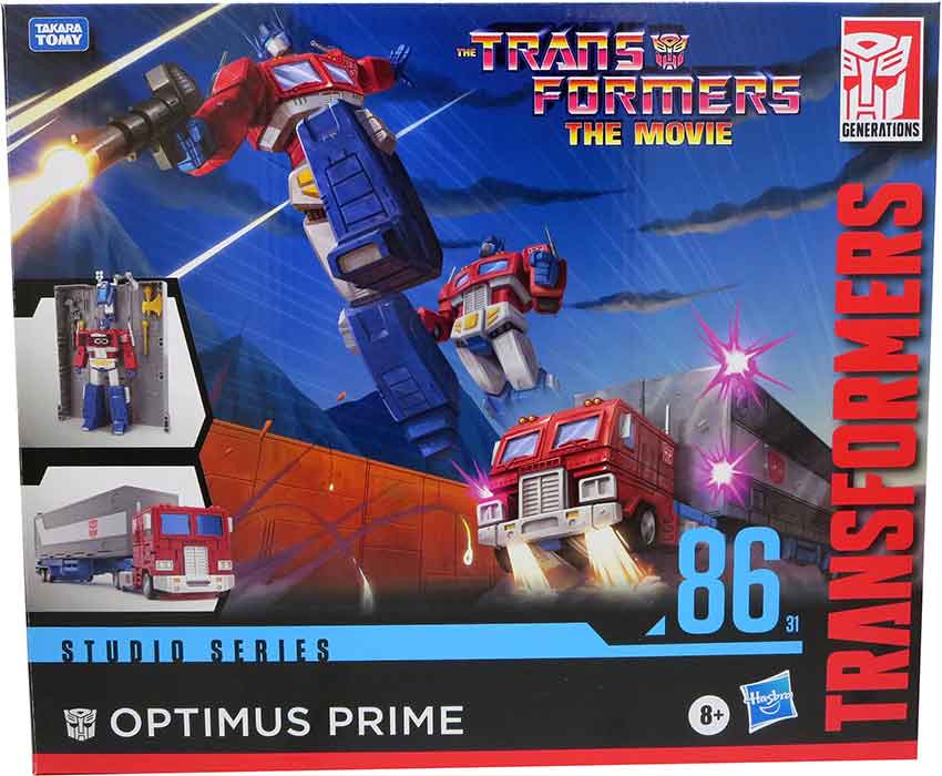 Transformers Studio Series 7 Inch Action Figure Commander Class - Optimus Prime with Trailer #31 (Sub-Standard Packaging)