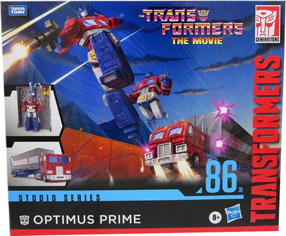 Transformers Studio Series 7 Inch Action Figure Commander Class - Optimus Prime with Trailer #31 (Sub-Standard Packaging)