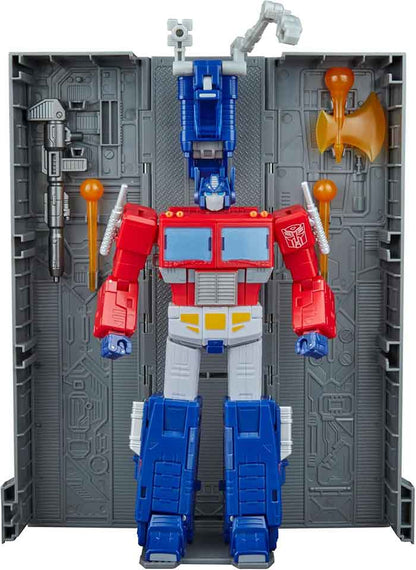 Transformers Studio Series 7 Inch Action Figure Commander Class - Optimus Prime with Trailer #31 (Sub-Standard Packaging)