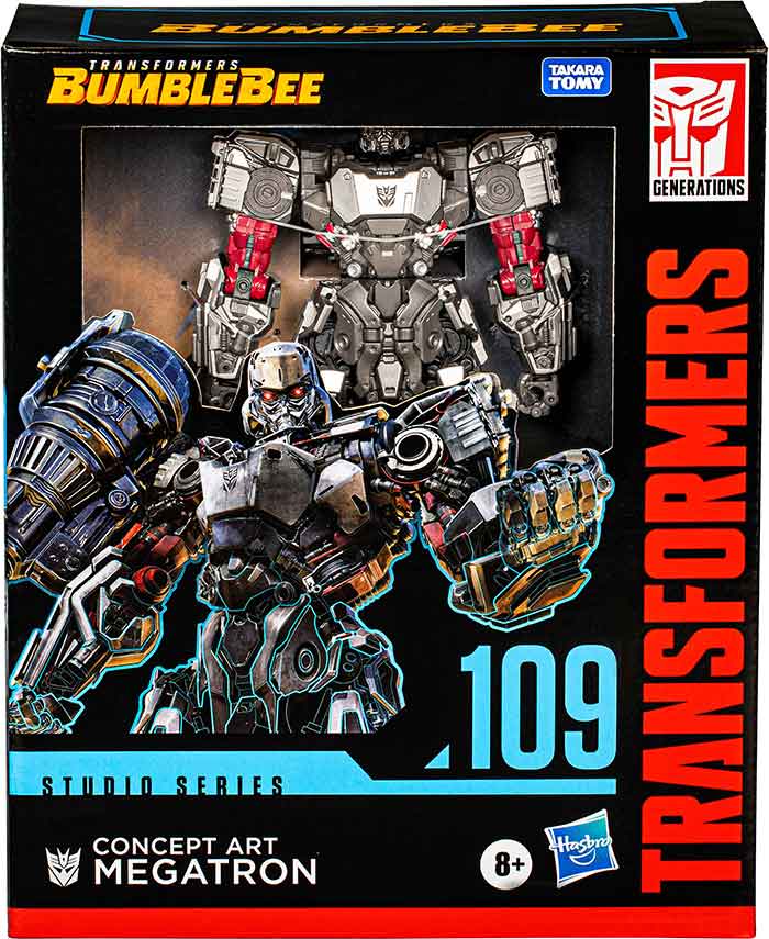 Transformers Studio Series 8 Inch Action Figure Leader Class (2024 Wave 1) - Concept Art Megatron #109 (Shelf Wear Packaging)