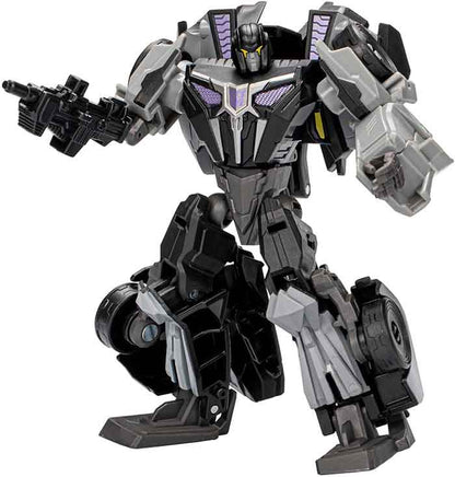 Transformers WFC Studios Series 6 Inch Action Figure Deluxe Class (2023 Wave 1) - Gamer Edition Barricade #2 (Sub-Standard Packaging)