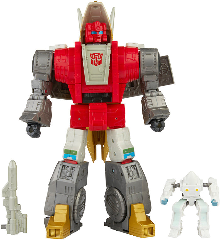 Transformers Studio Series 8 Inch Action Figure Leader Class (2021 Wave 3) - Dinobot Slug and Daniel Witwicky (Sub-Standard Packaging)