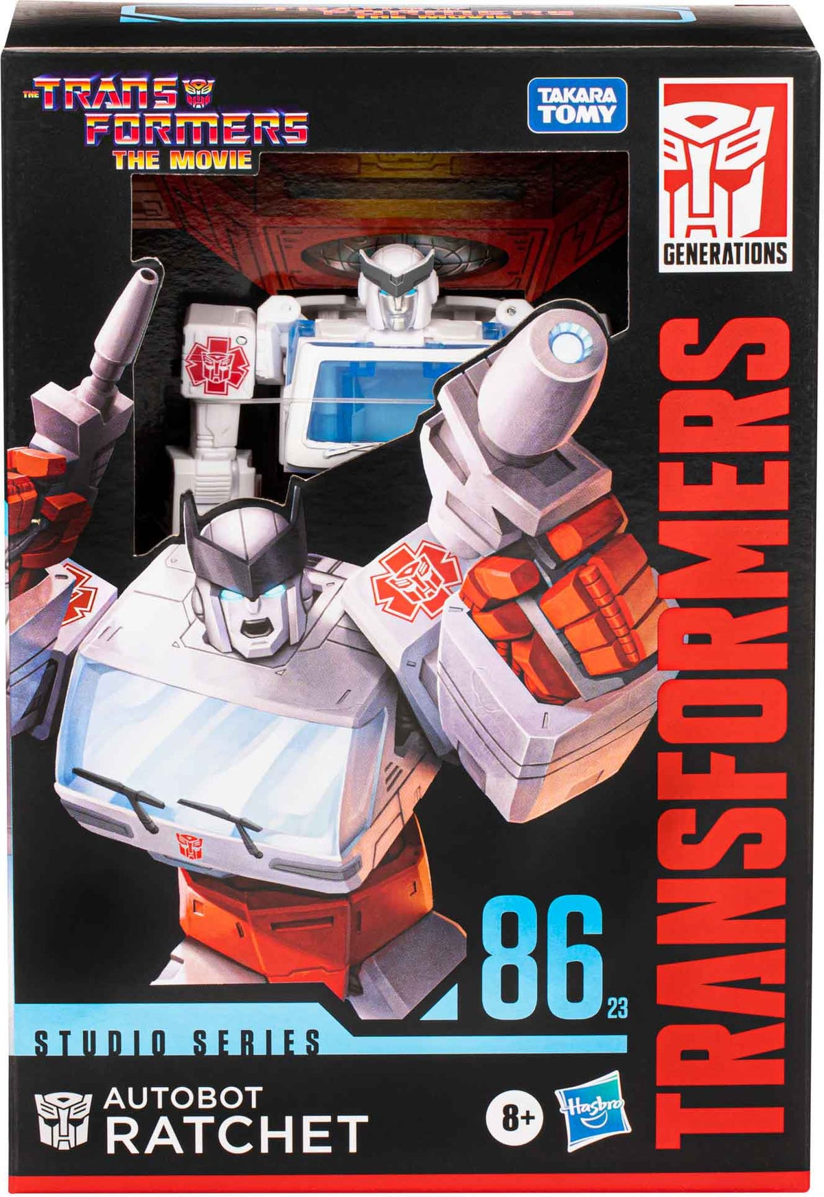 Transformers Studio Series 7 Inch Action Figure Voyager Class (2023 Wave 4) - Ratchet #23 (Shelf Wear Packaging)