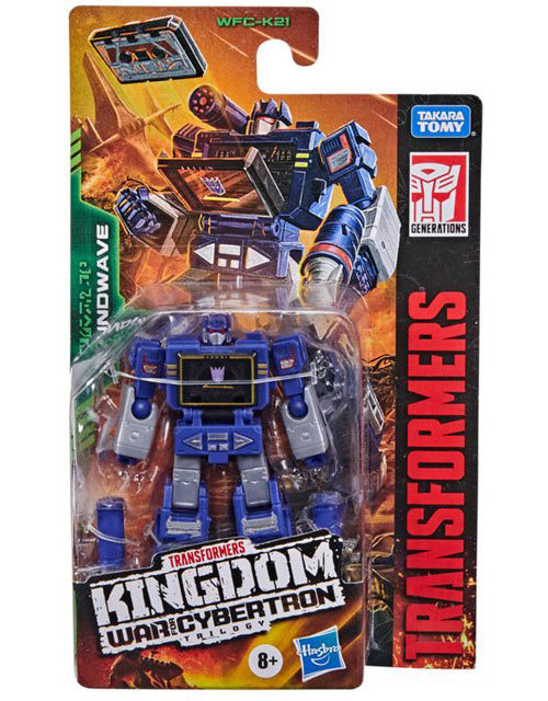 Transformers War For Cybertron Kingdom 3.75 Inch Action Figure Core Class Wave 3 - Soundwave (Shelf Wear Packaging)