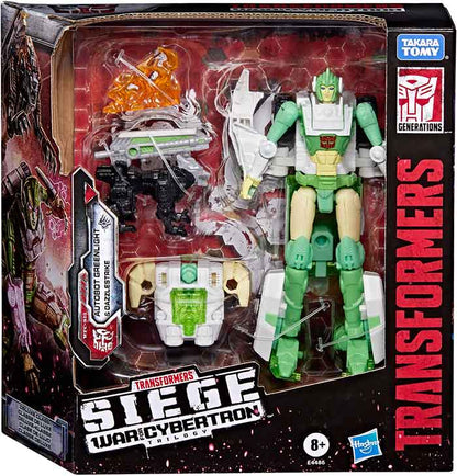 Transformers War For Cybertron Siege 6 Inch Action Figure Deluxe Class - Greenight & Dazzlestrike Reissue
