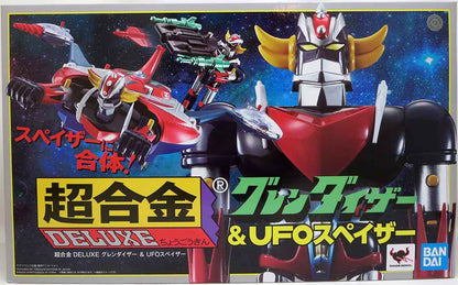UFO Robo Grendizer Retro 6 Inch Action Figure Chogokin Deluxe - Grendizer & UFO Spazer Reissue (Pre-Order Ships Dec. 2026)