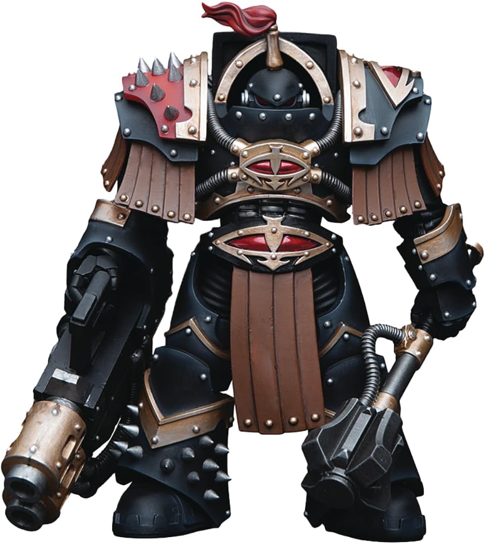 Warhammer 40000  5 Inch Action Figure 1/18 Scale  - Sons of Horus MKIV Terminator Squad Justaerin with Multi-melta and Power Maul
