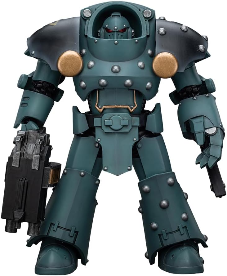 Warhammer 40000  5 Inch Action Figure 1/18 Scale  - Sons of Horus Tartaros Terminator Squad Terminator with Combi-Bolter Chainfist