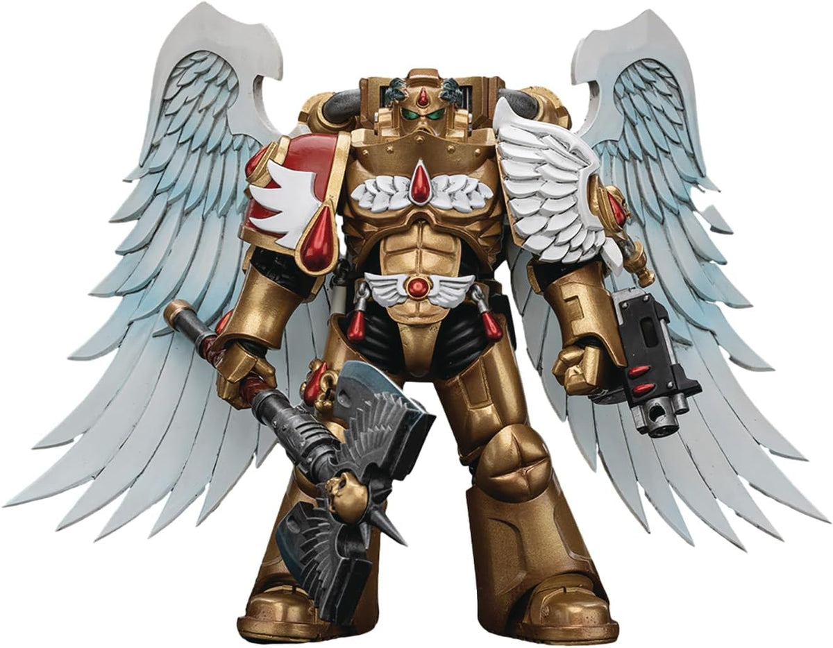 Warhammer 40000  5 Inch Action Figure 1/18 Scale  - The Horus Heresy - Blood Angels Sanguinary Guard with Encarmine Axe