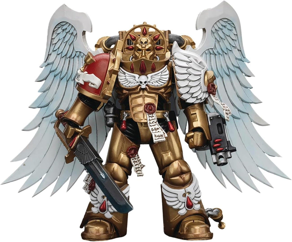 Warhammer 40000  5 Inch Action Figure 1/18 Scale  - The Horus Heresy - Blood Angels Sanguinary Guard with Encarmine Sword