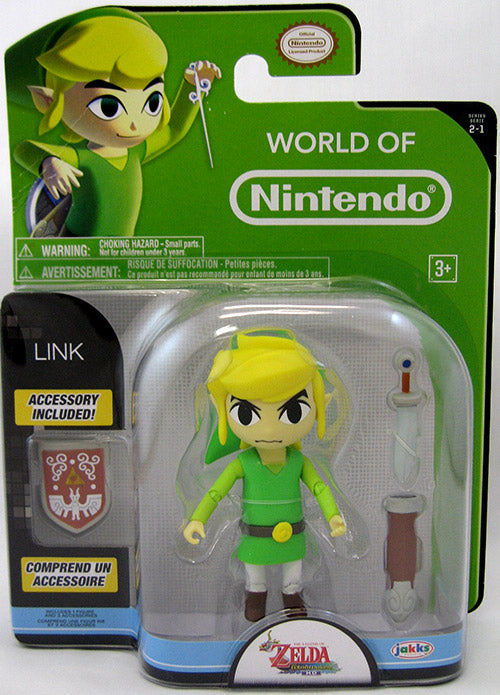World Of Nintendo 5 Inch Action Figure The Legend Of Zelda - Wind Walker Link (Shelf Wear Packaging)